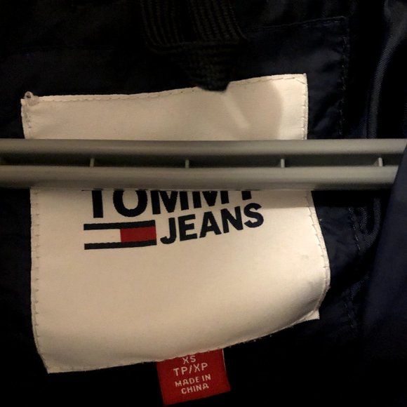 Tommy Hilfiger Puffer Jacket Size XS Navy Blue - Picture 2 of 7